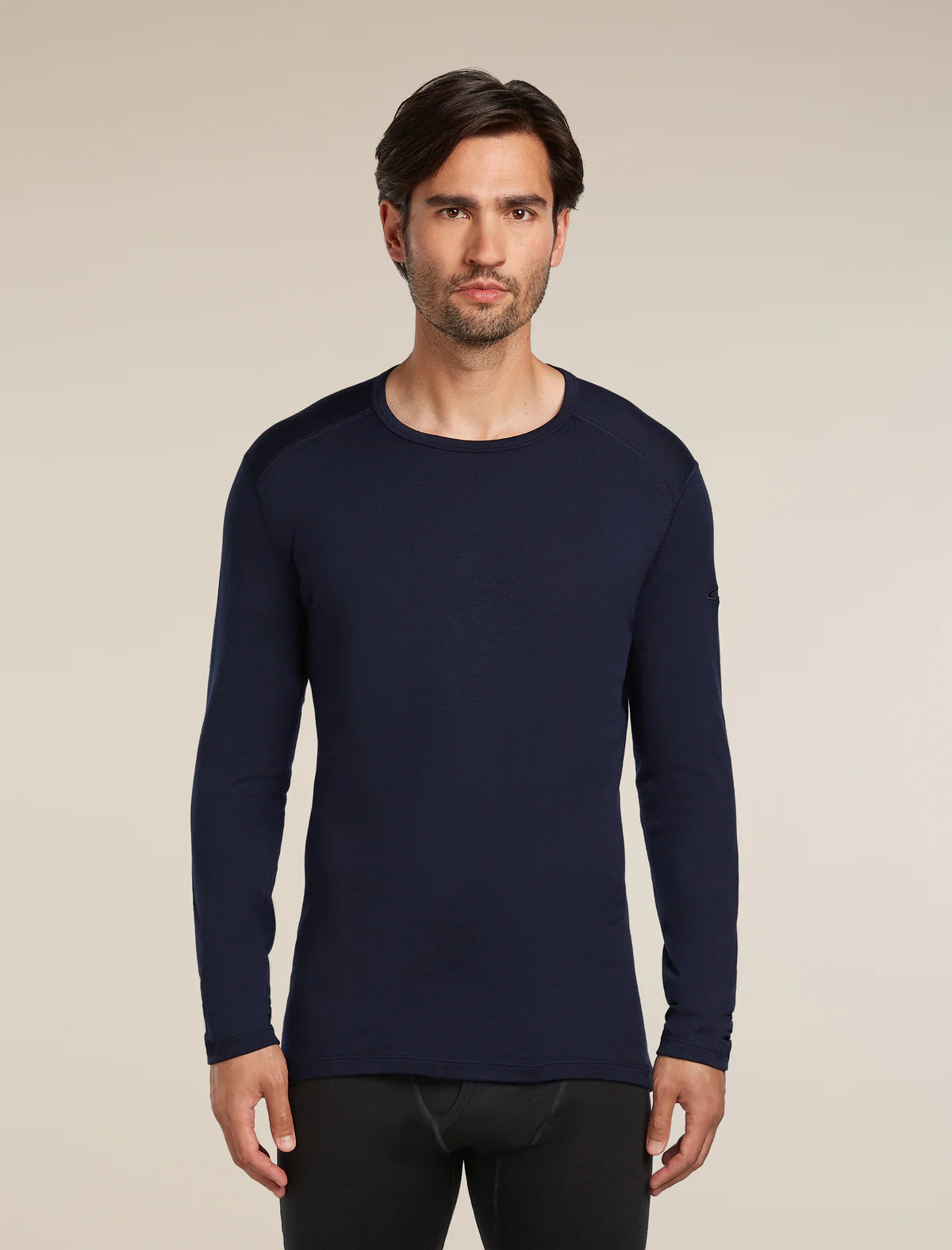 Icebreaker Mens Merino 260 Tech LS Crewe Midnight Navy