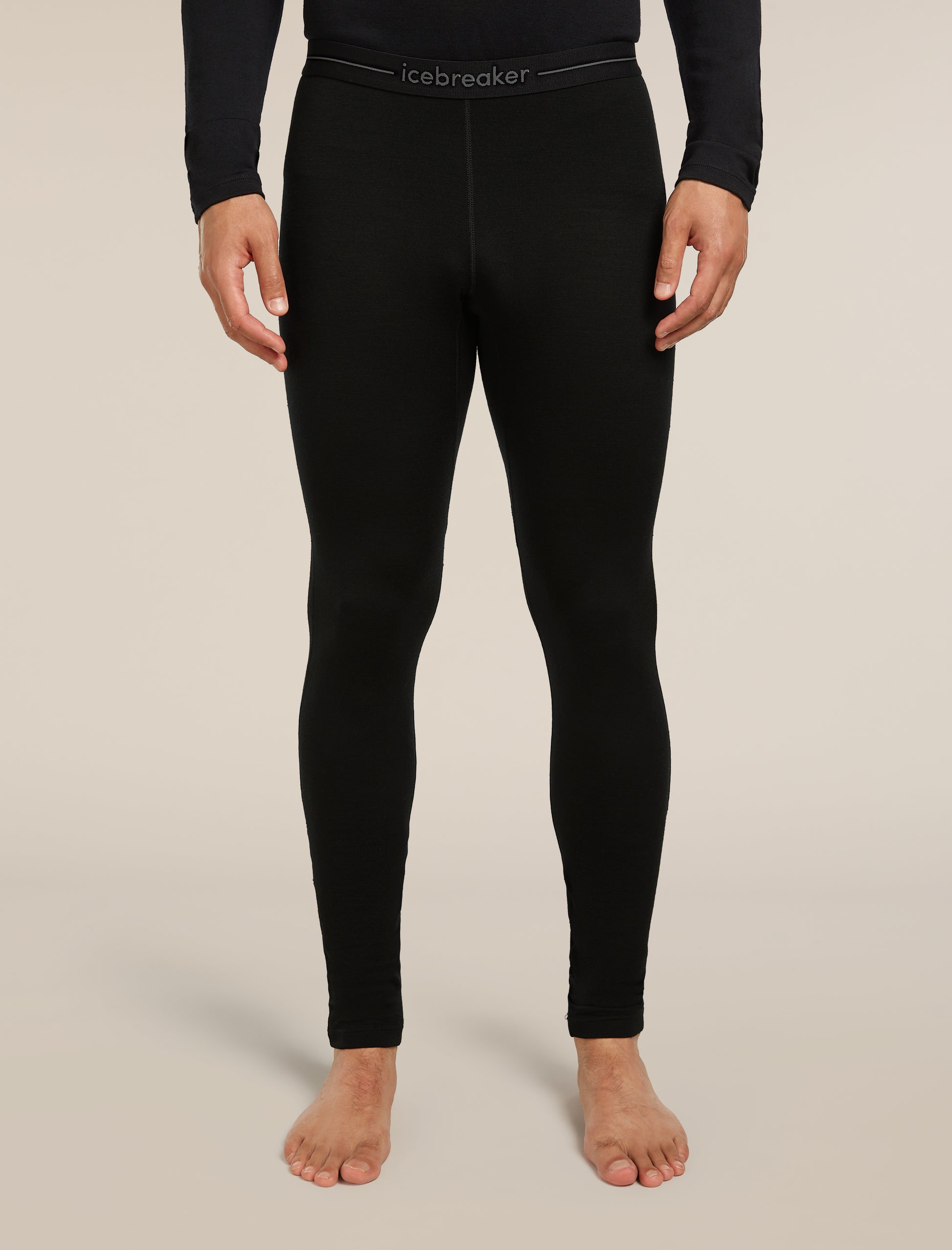 Icebreaker Mens Merino 260 Tech Leggings Black