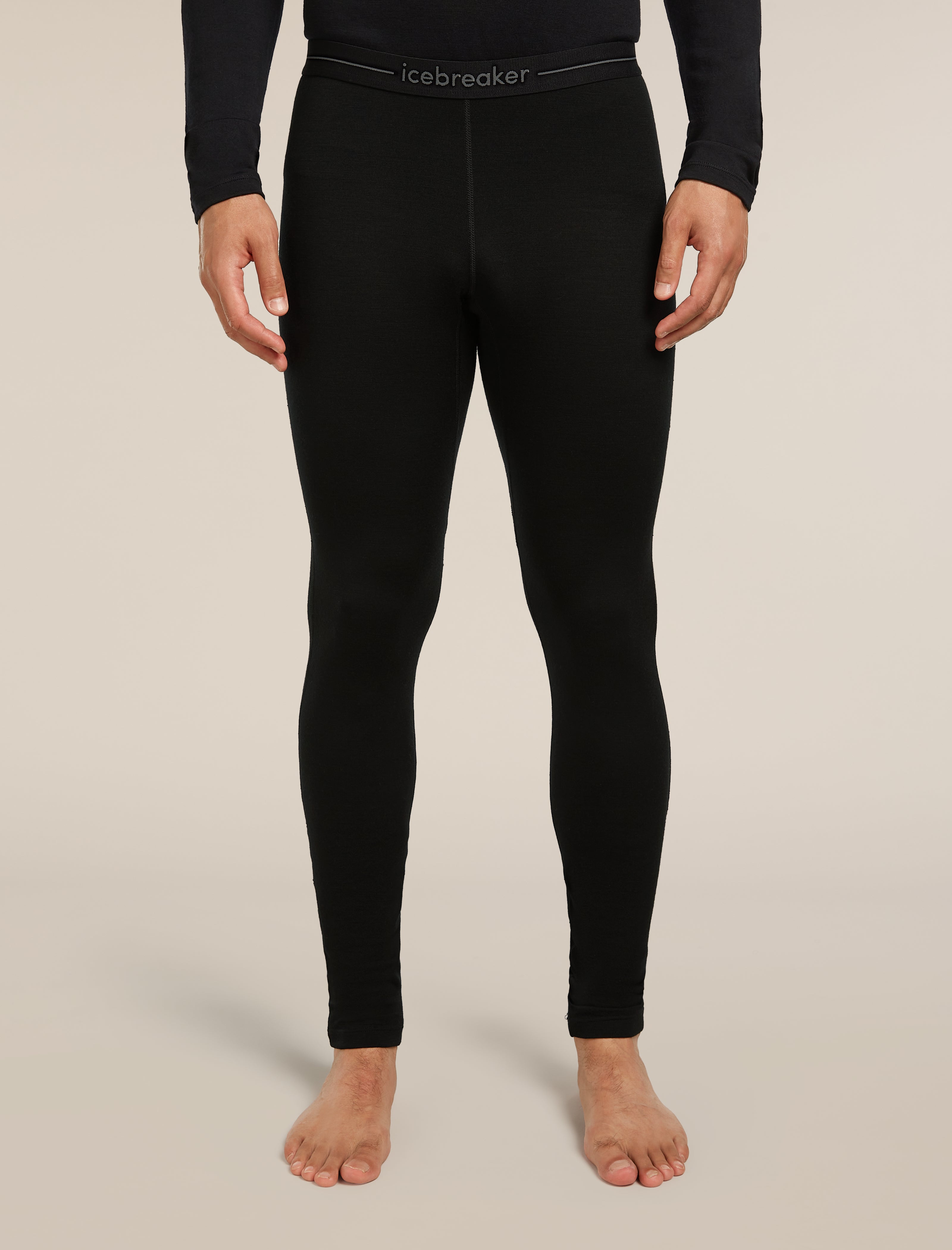 Icebreaker Mens Merino 260 Tech Leggings Black