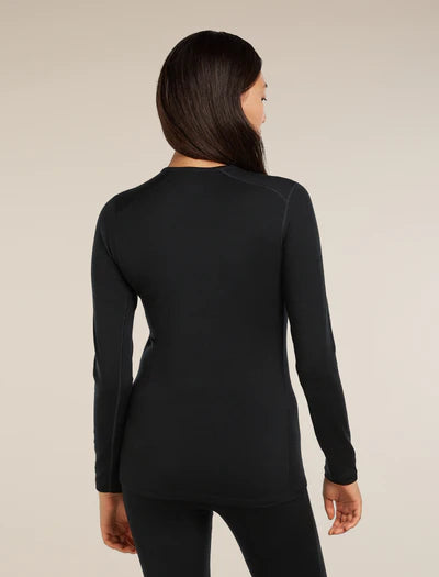 Icebreaker Womens Merino 200 Oasis LS Crewe