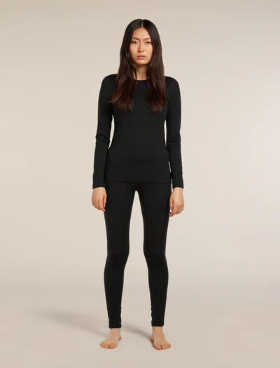 Icebreaker Womens Merino 200 Oasis LS Crewe