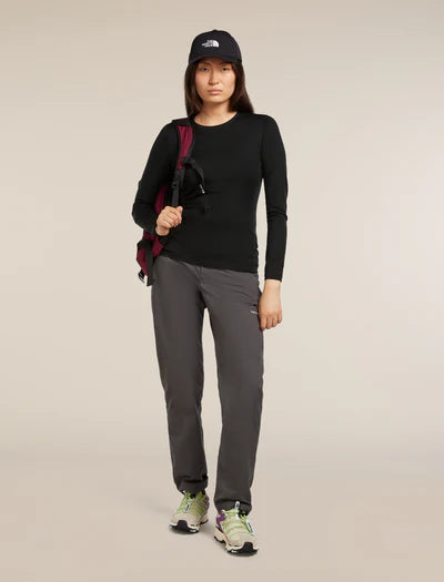 Icebreaker Womens Merino 200 Oasis LS Crewe