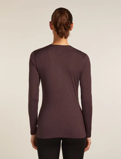 Icebreaker Womens Merino 200 Oasis LS Crewe