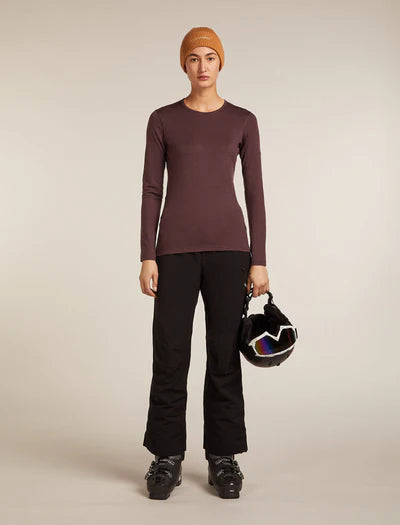 Icebreaker Womens Merino 200 Oasis LS Crewe