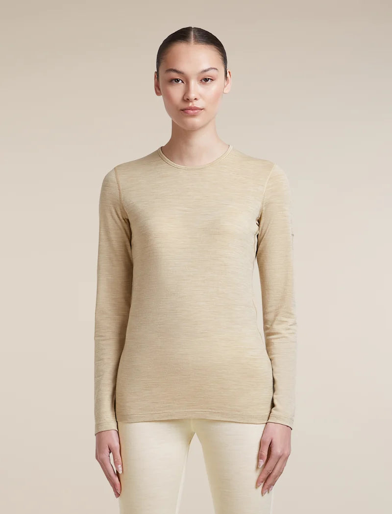 Icebreaker Womens Merino 200 Oasis LS Crewe