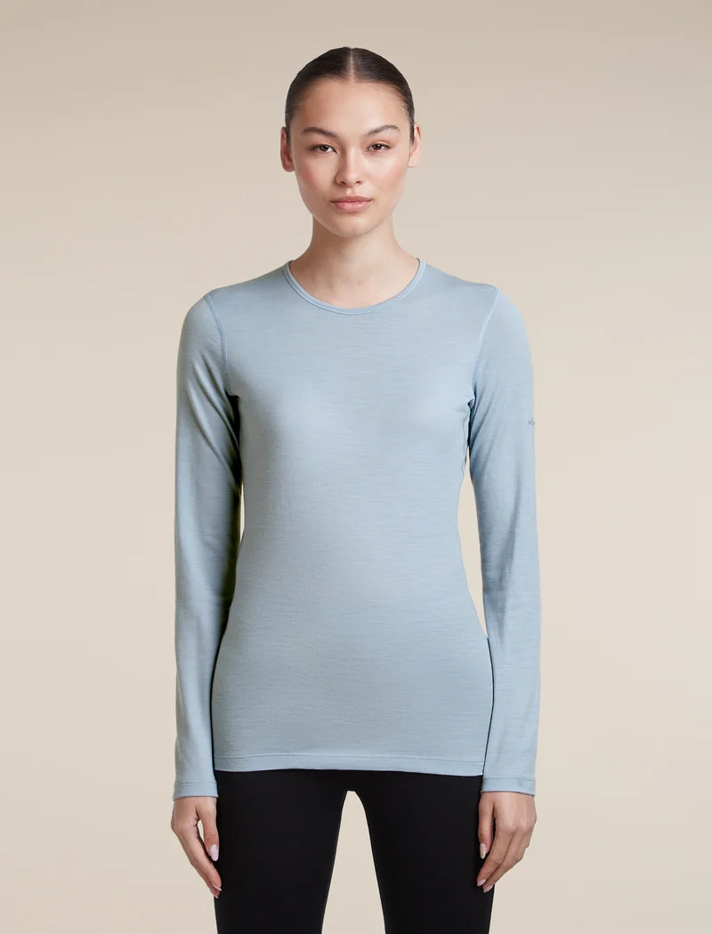 Icebreaker Womens Merino 200 Oasis LS Crewe