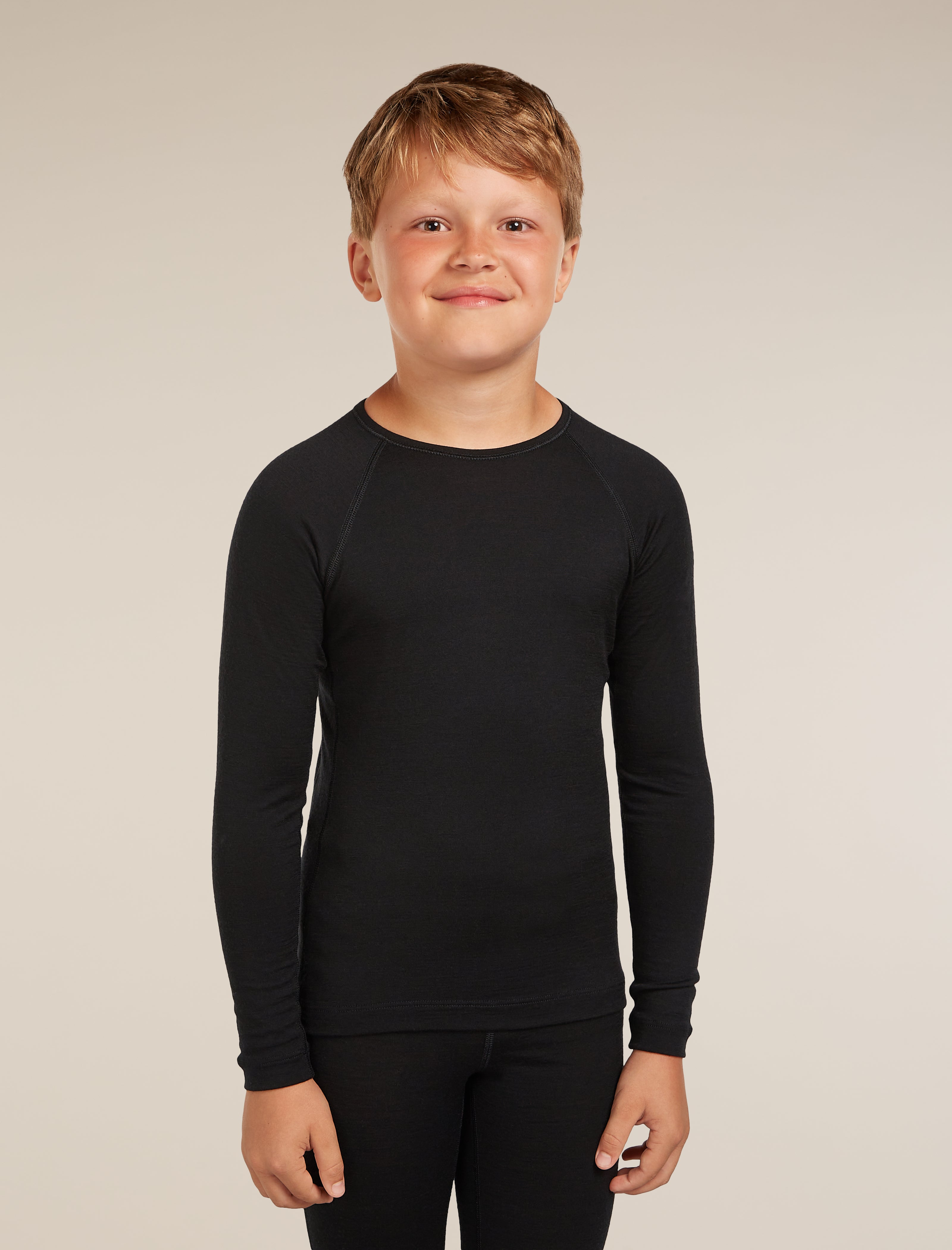 Icebreaker Kids 200 Oasis Long Sleeve Crewe