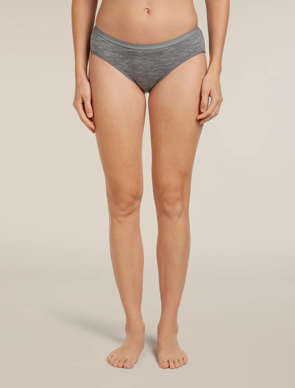 Icebreaker Womens Merino 150 Siren Hipkini Gritstone Hthr