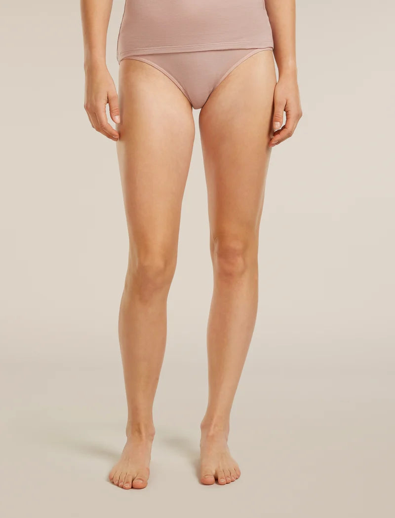 Icebreaker Womens Merino 150 Siren Hipkini Pink Quartz