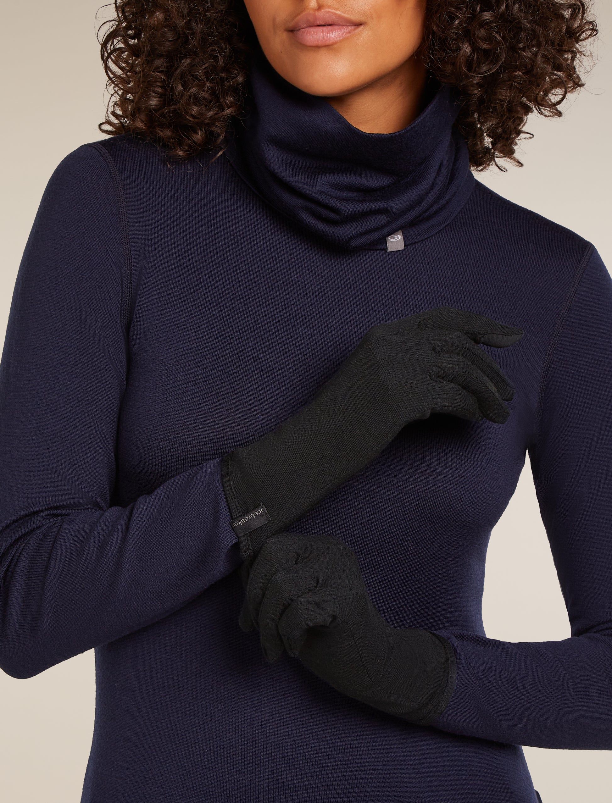 Icebreaker Merino 260 Tech Glove Liner Large Black