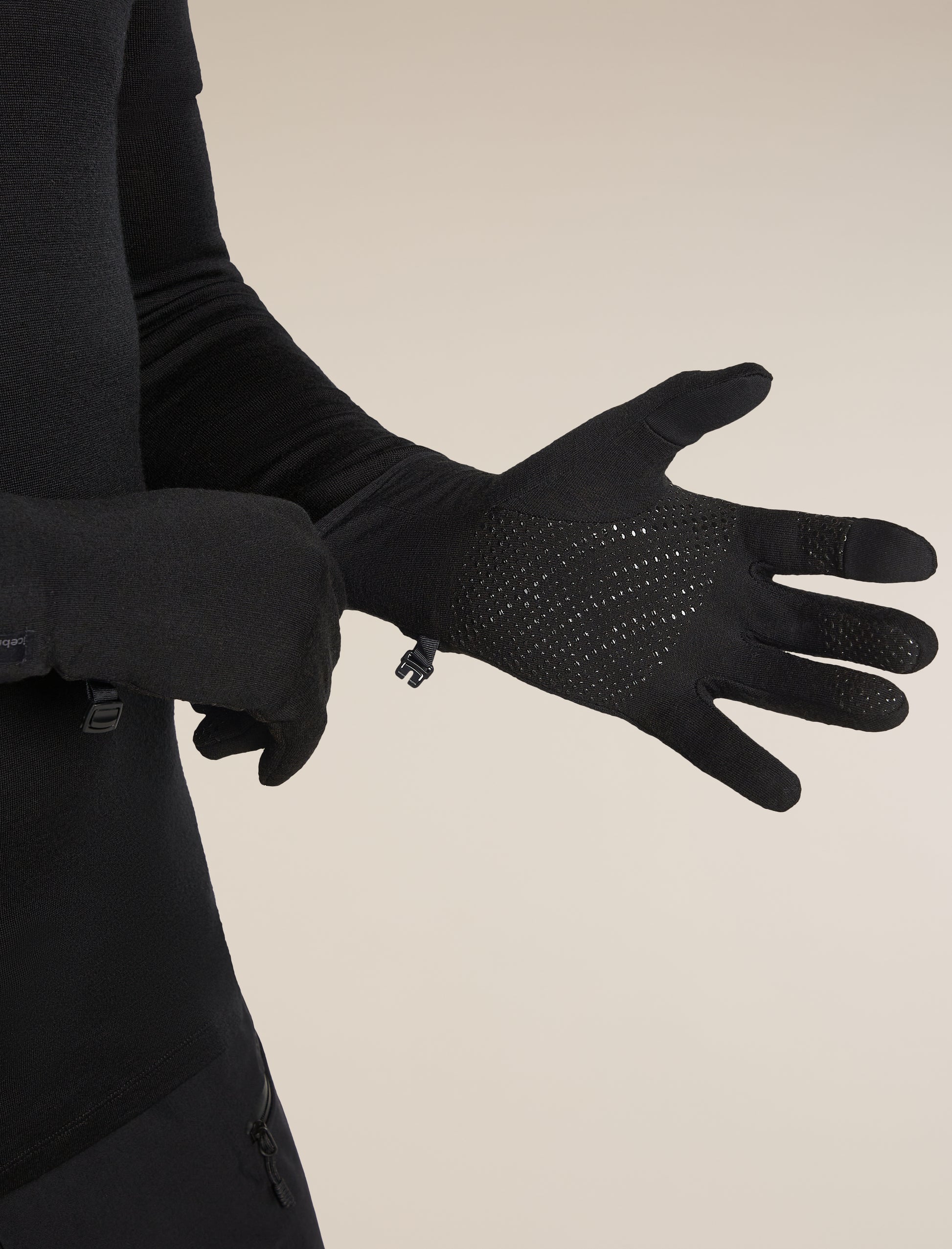 Icebreaker Merino 260 Quantum Gloves Large Black
