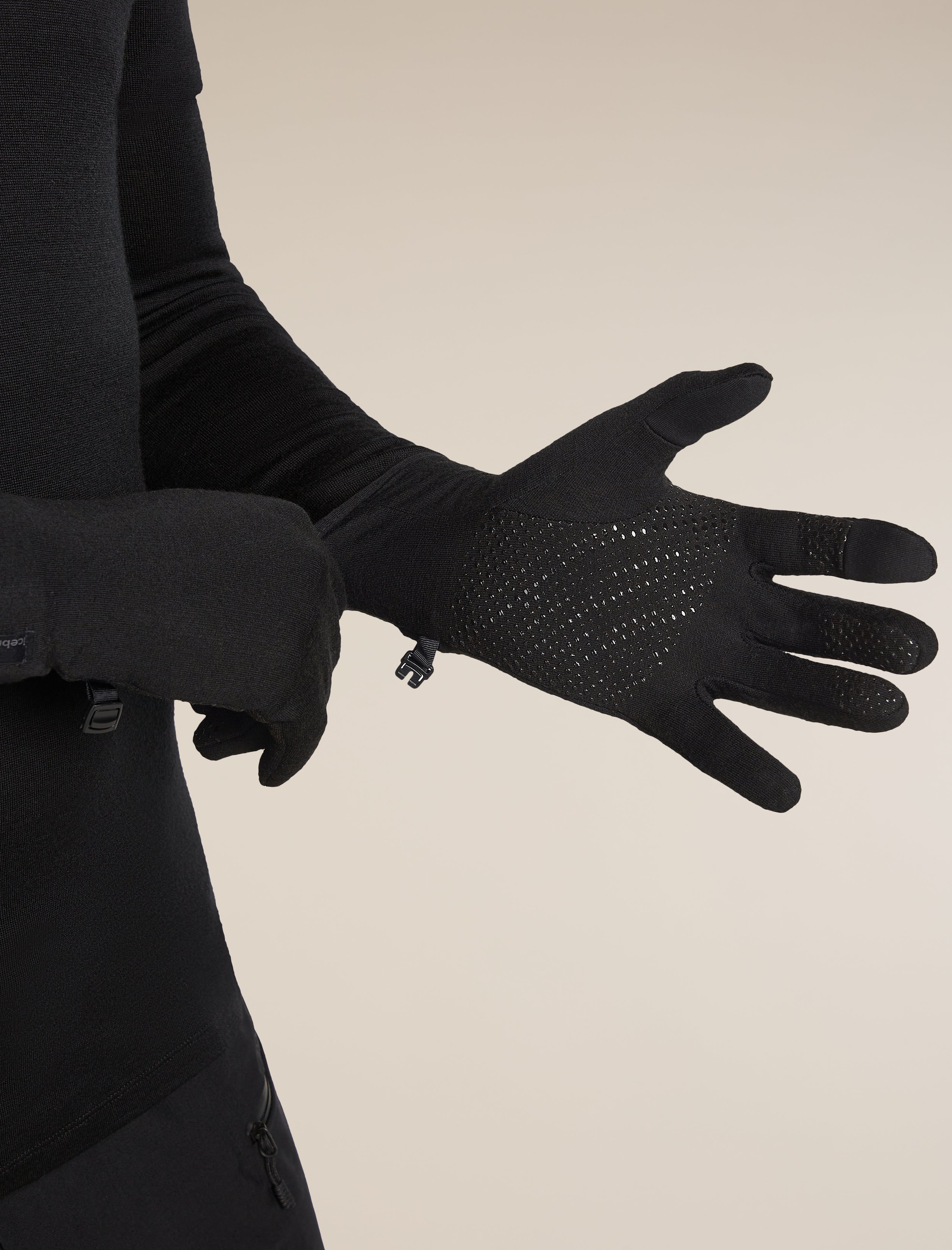 Icebreaker Merino 260 Quantum Gloves Large Black