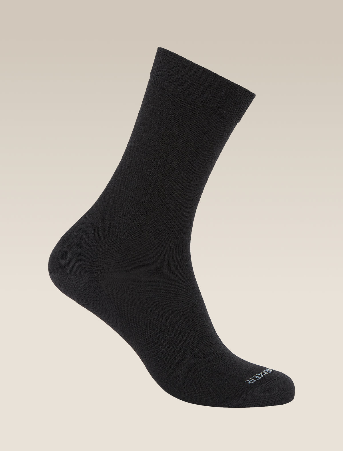 Icebreaker Womens Merino Lifestyle Fine Gauge Crew Black