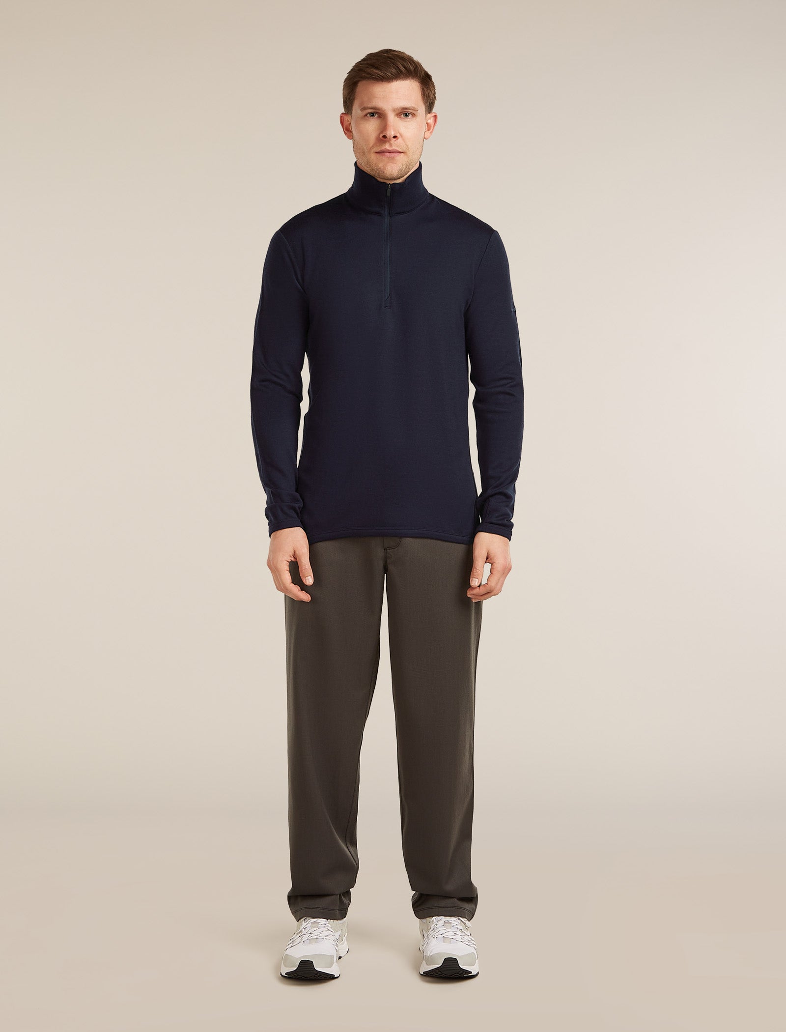 Icebreaker Mens Merino 300 Original LS Half Zip