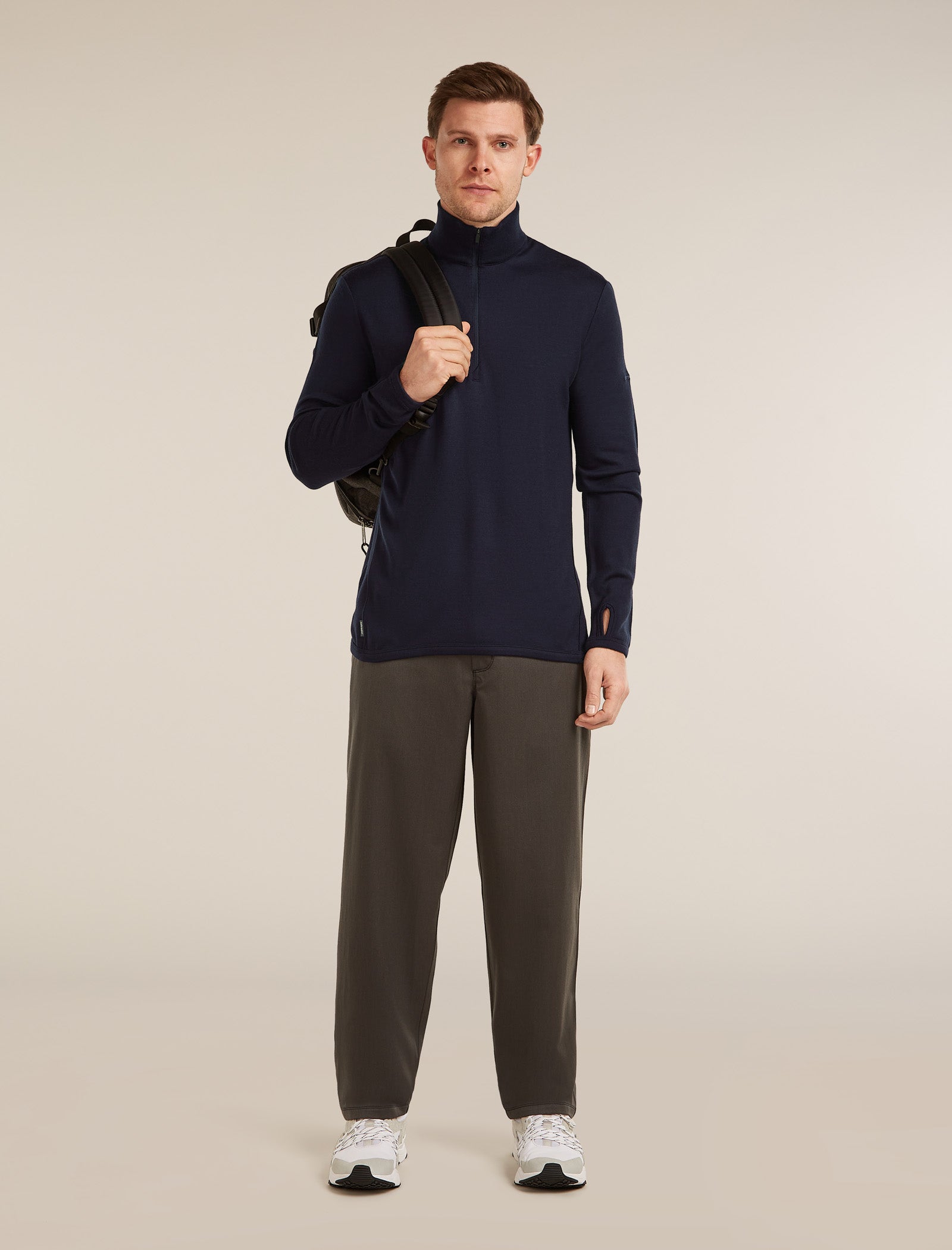 Icebreaker Mens Merino 300 Original LS Half Zip