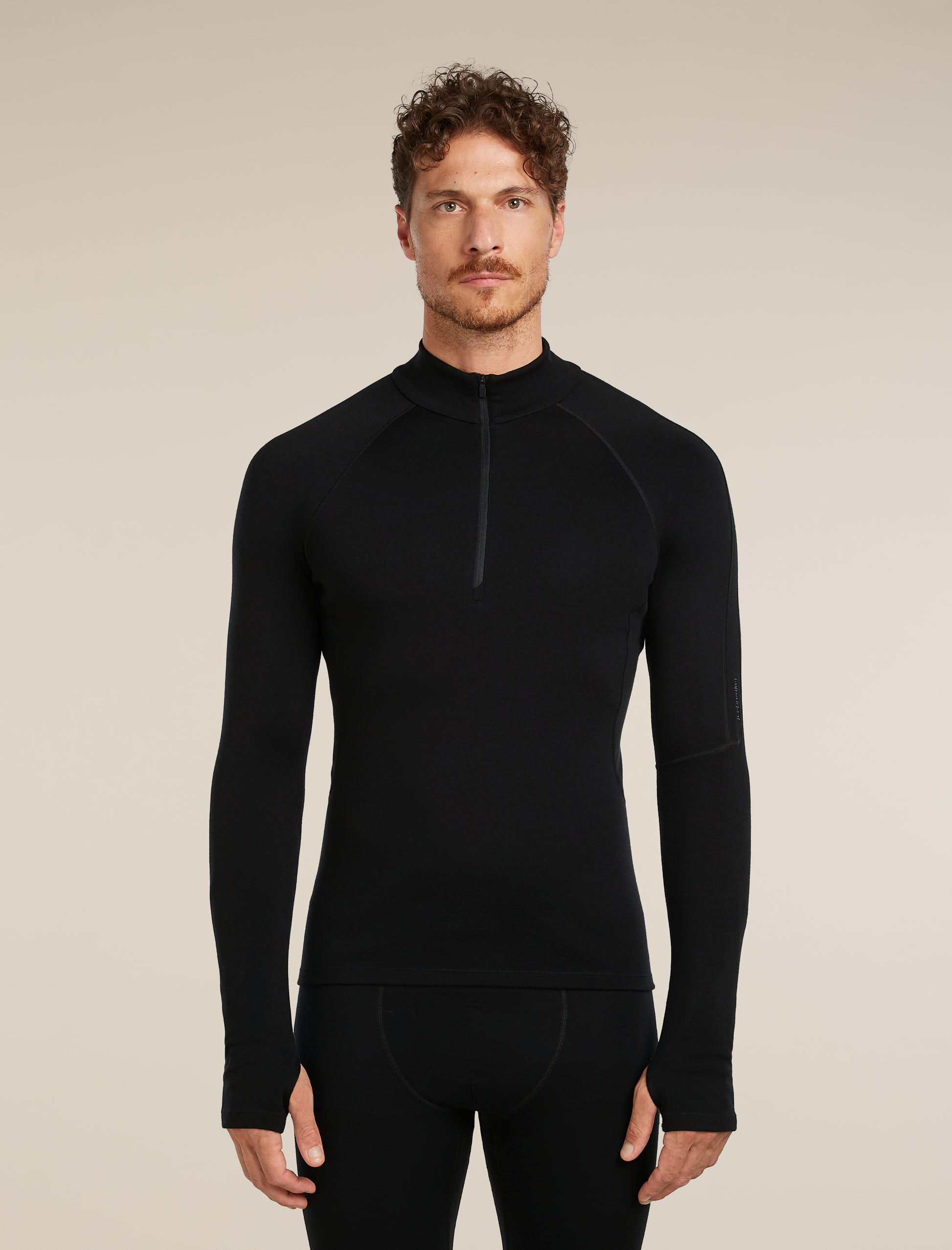Icebreaker Mens 300 MerinoFine Polar LS Half Zip