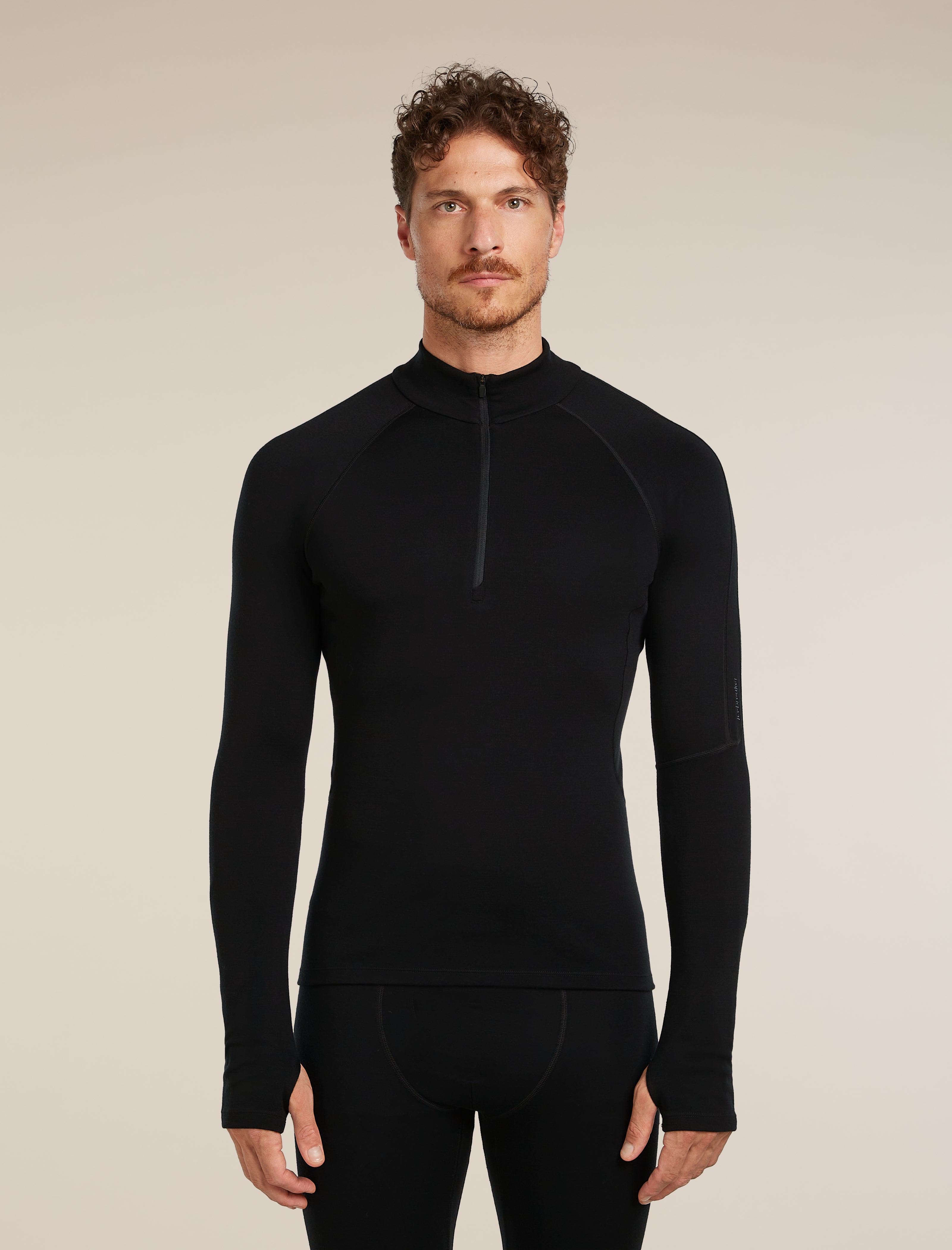 Icebreaker Mens 300 MerinoFine Polar LS Half Zip