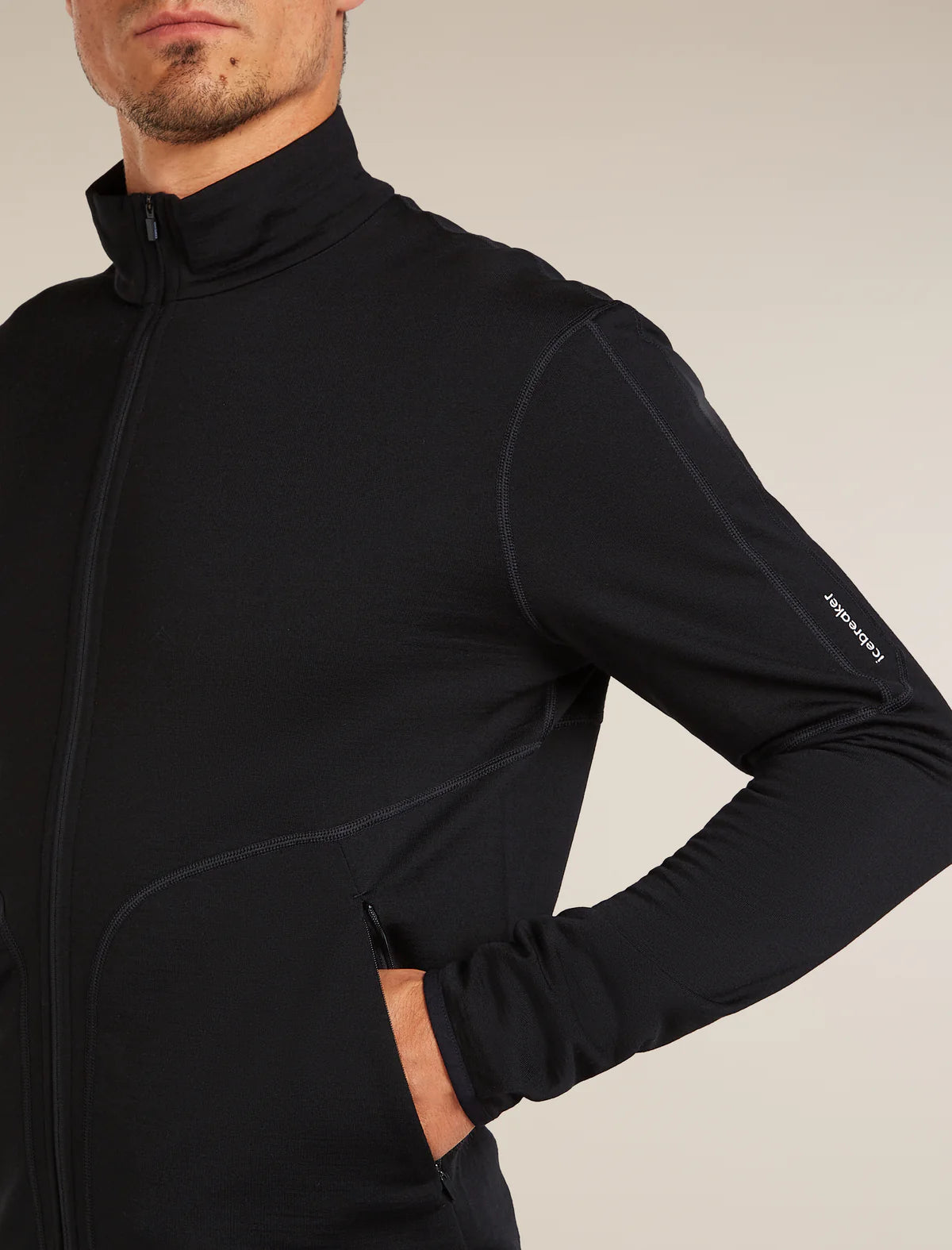 Icebreaker Mens Merino 560 RealFleece Elemental LS Zip