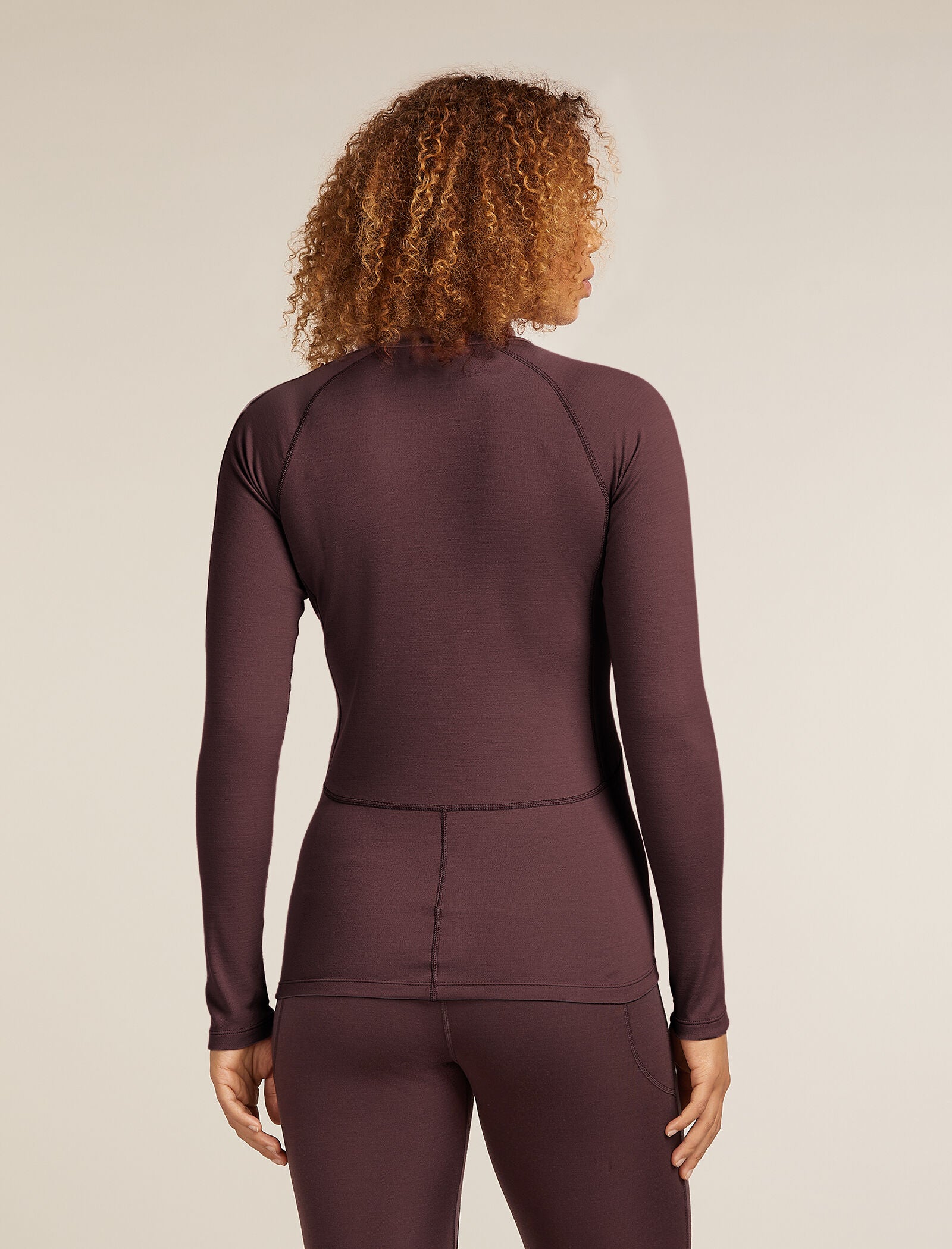 Icebreaker Womens 300 MerinoFine Polar Long Sleeve Half Zip