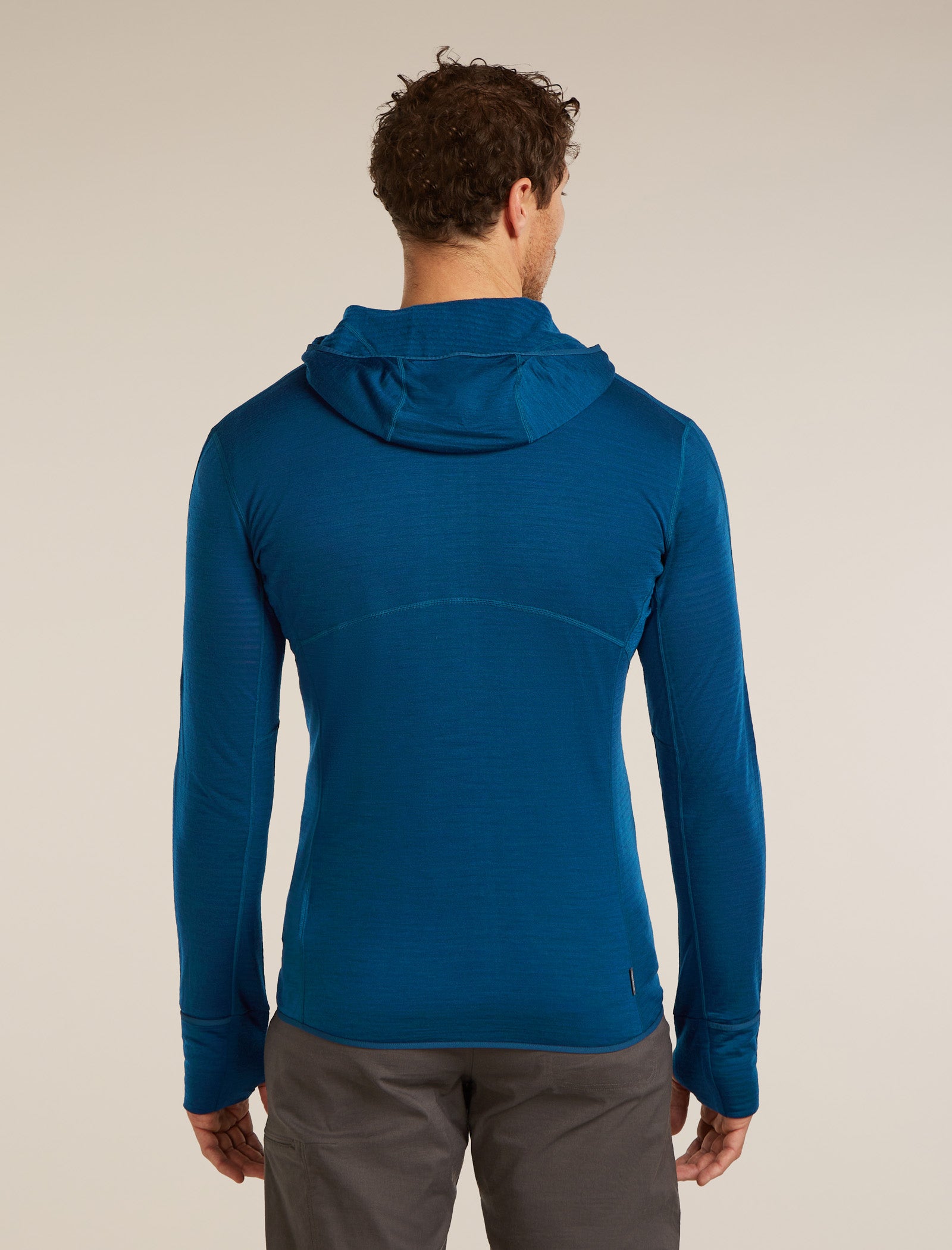 Icebreaker Mens Merino Blend 200 RealFleece Descender LS Zip Hoodie