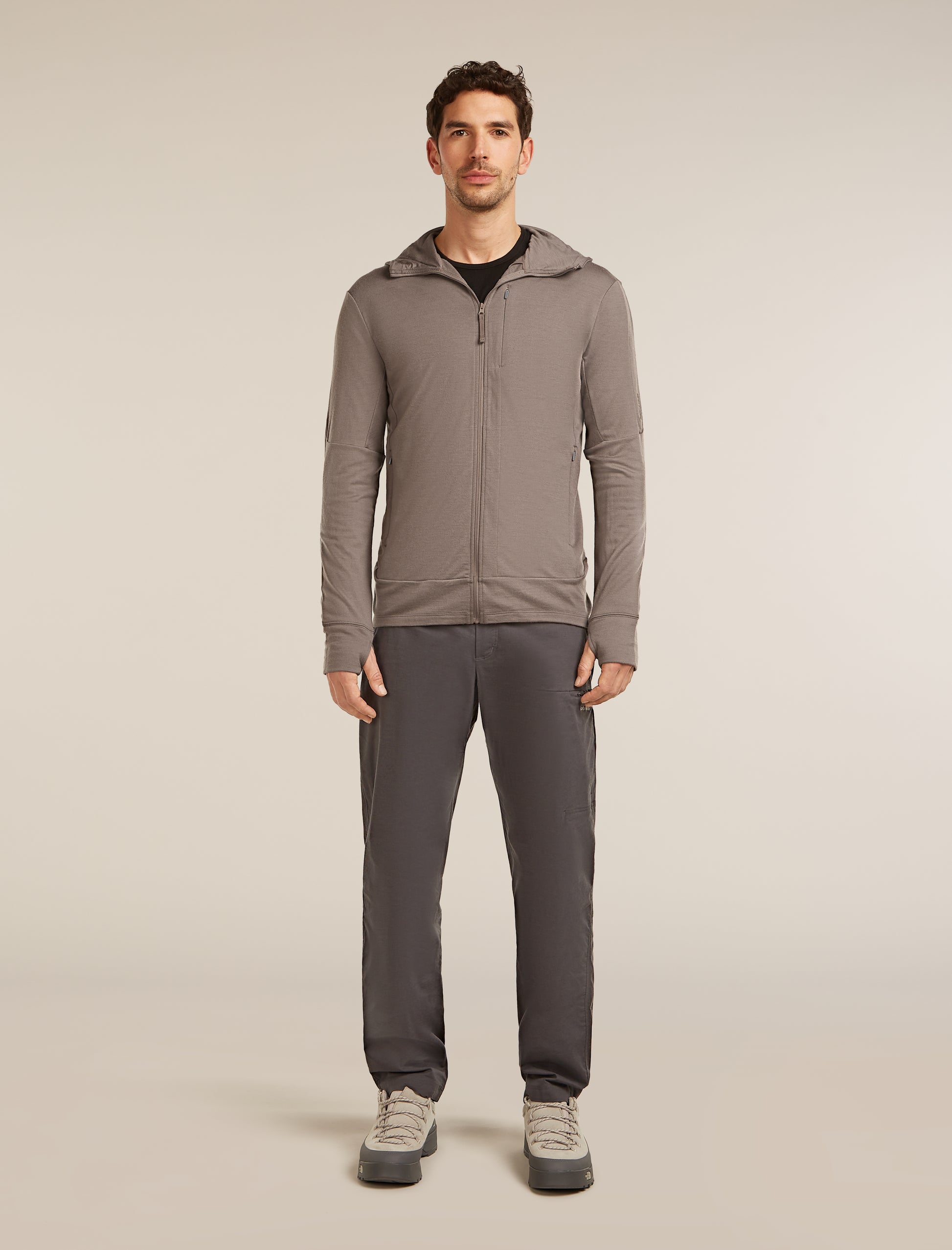 Icebreaker Mens Merino 260 Quantum LS Zip Hoodie