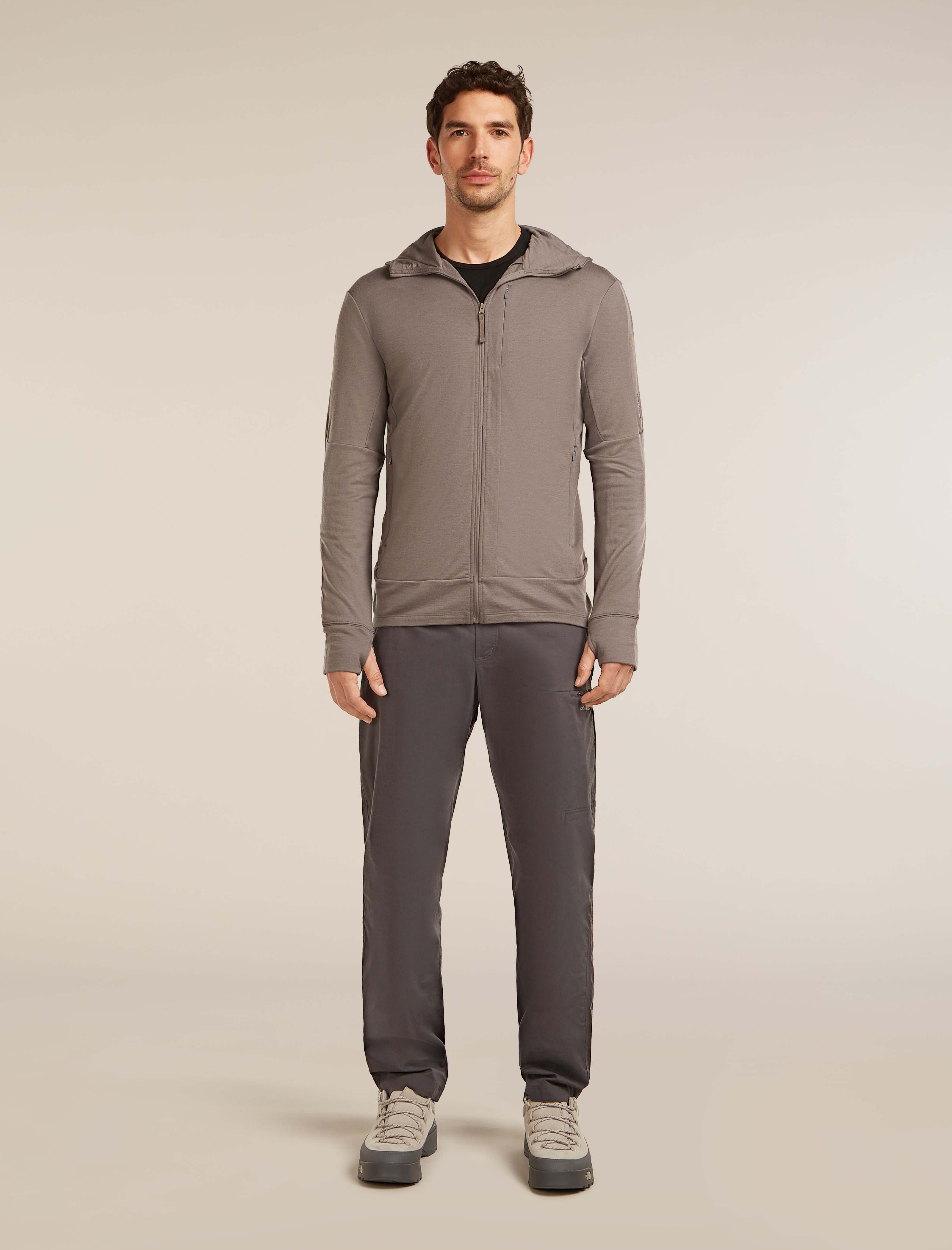 Icebreaker Mens Merino 260 Quantum LS Zip Hoodie