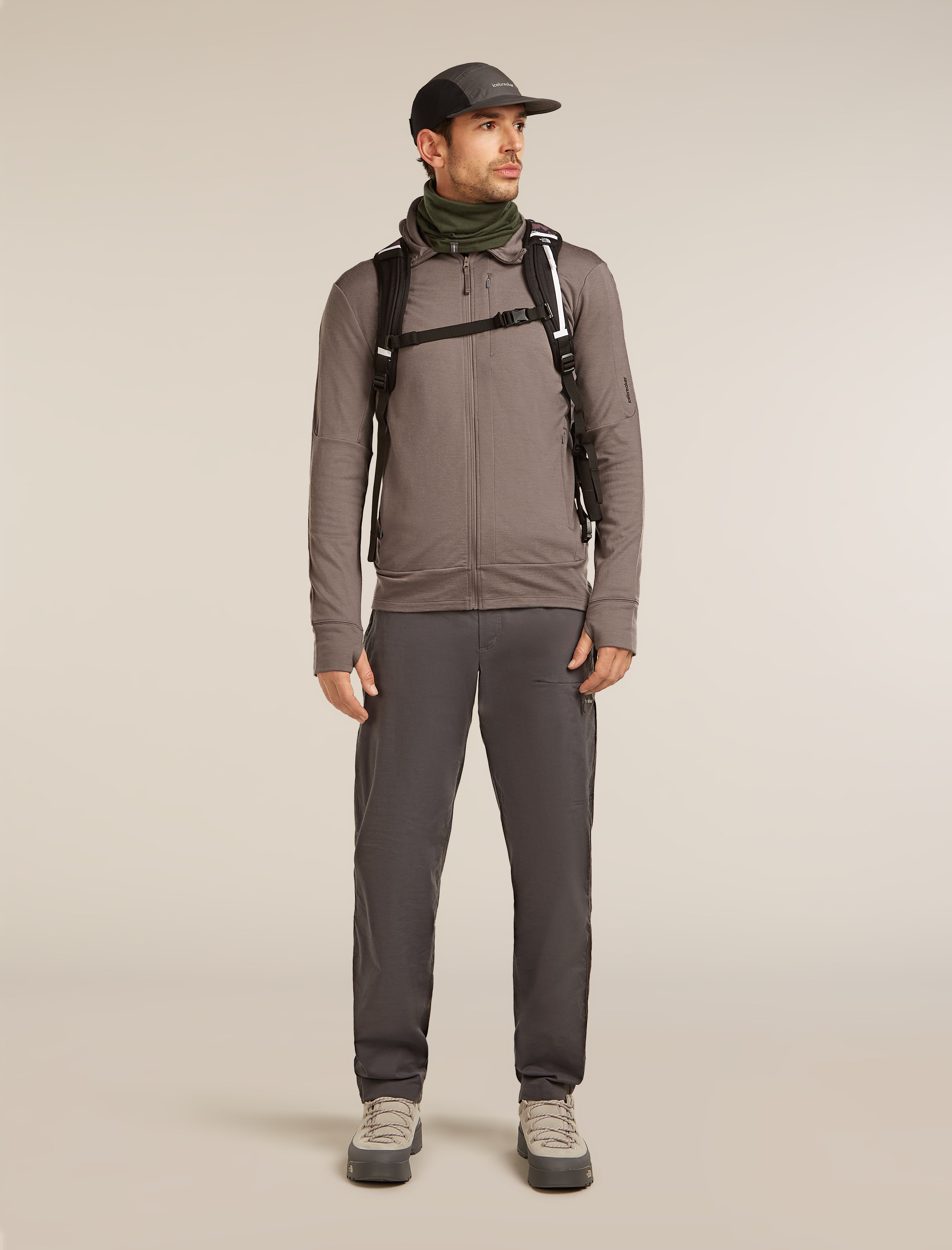 Icebreaker Mens Merino 260 Quantum LS Zip Hoodie
