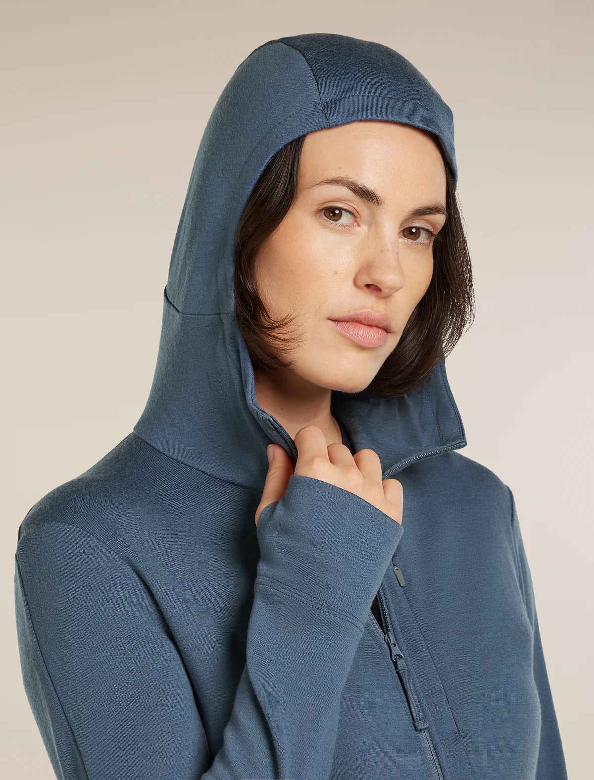 Icebreaker Womens Merino 260 Quantum LS Zip Hoodie