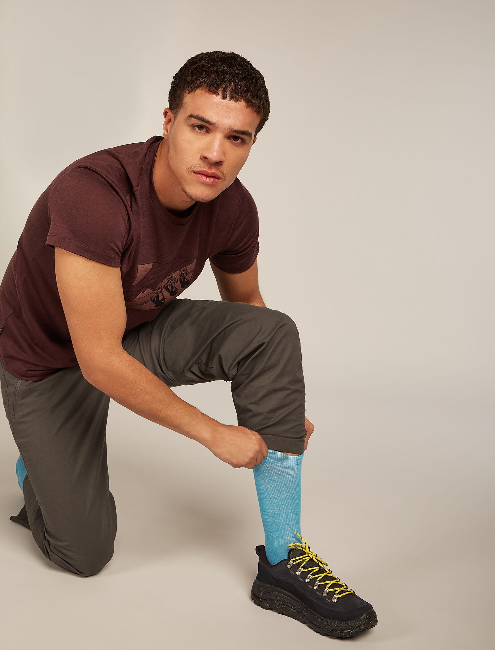 Icebreaker Mens Lifestyle Light Crew Socks