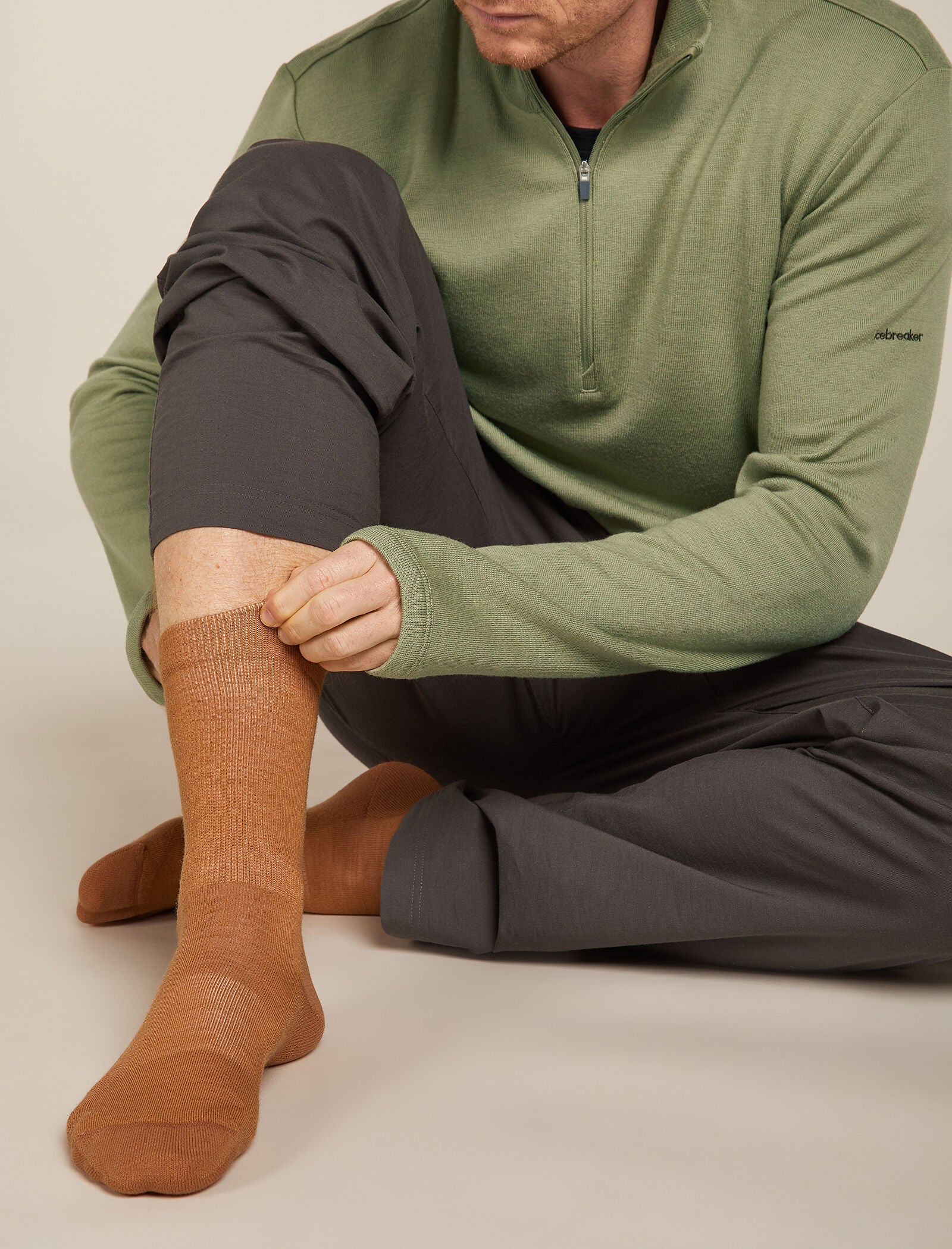 Icebreaker Mens Lifestyle Light Crew Socks