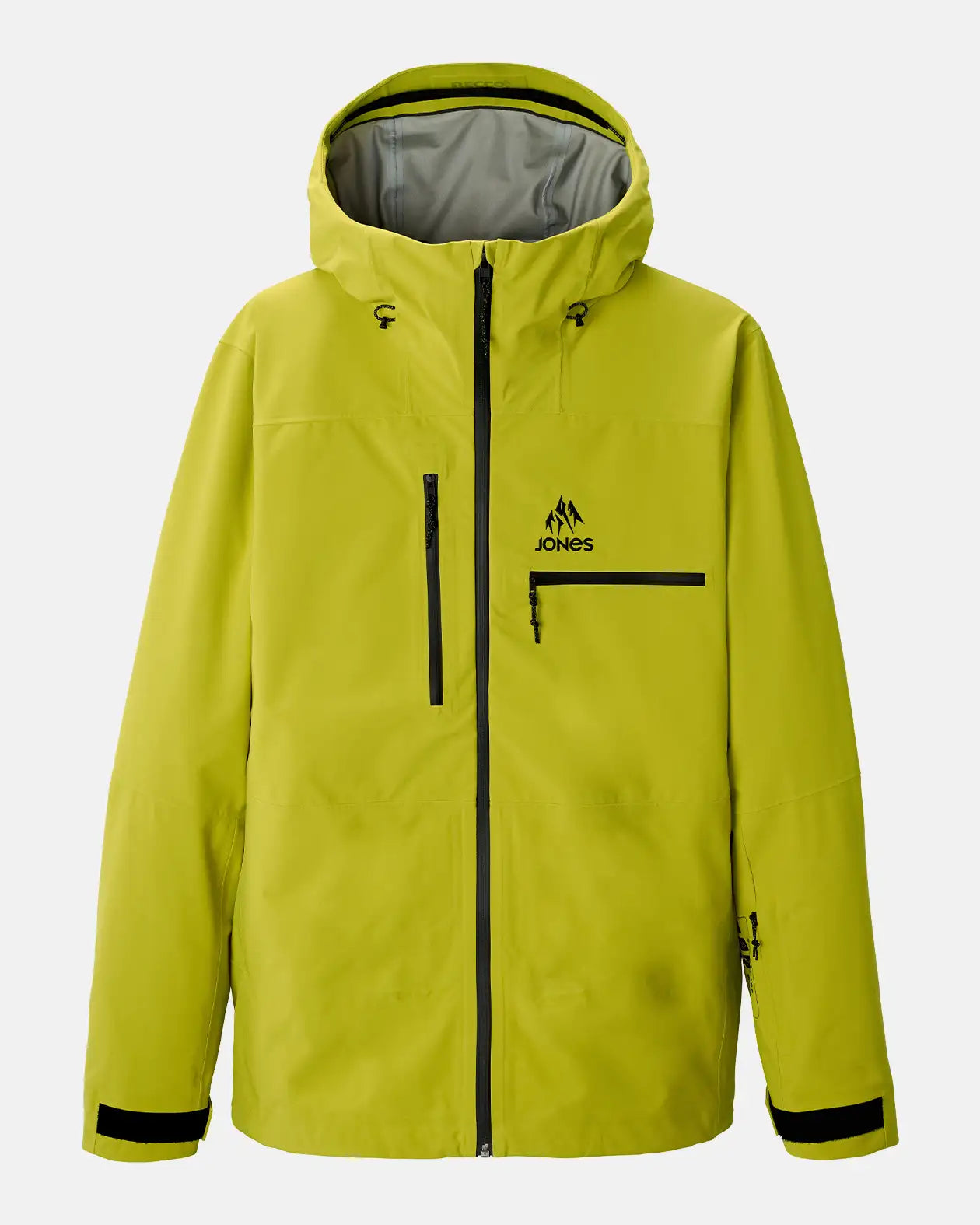 Jones Mens Shralpinist Stretch Recycled 3L Jacket Lime Green