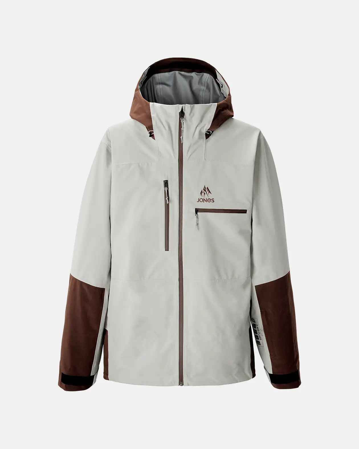 Jones Mens Shralpinist Stretch Recycled 3L Jacket Smoke Gray