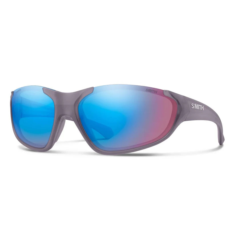 Smith Sliders Sunglasses CP Low Light Rose Blue Mirror Matte Meteorite Crystal