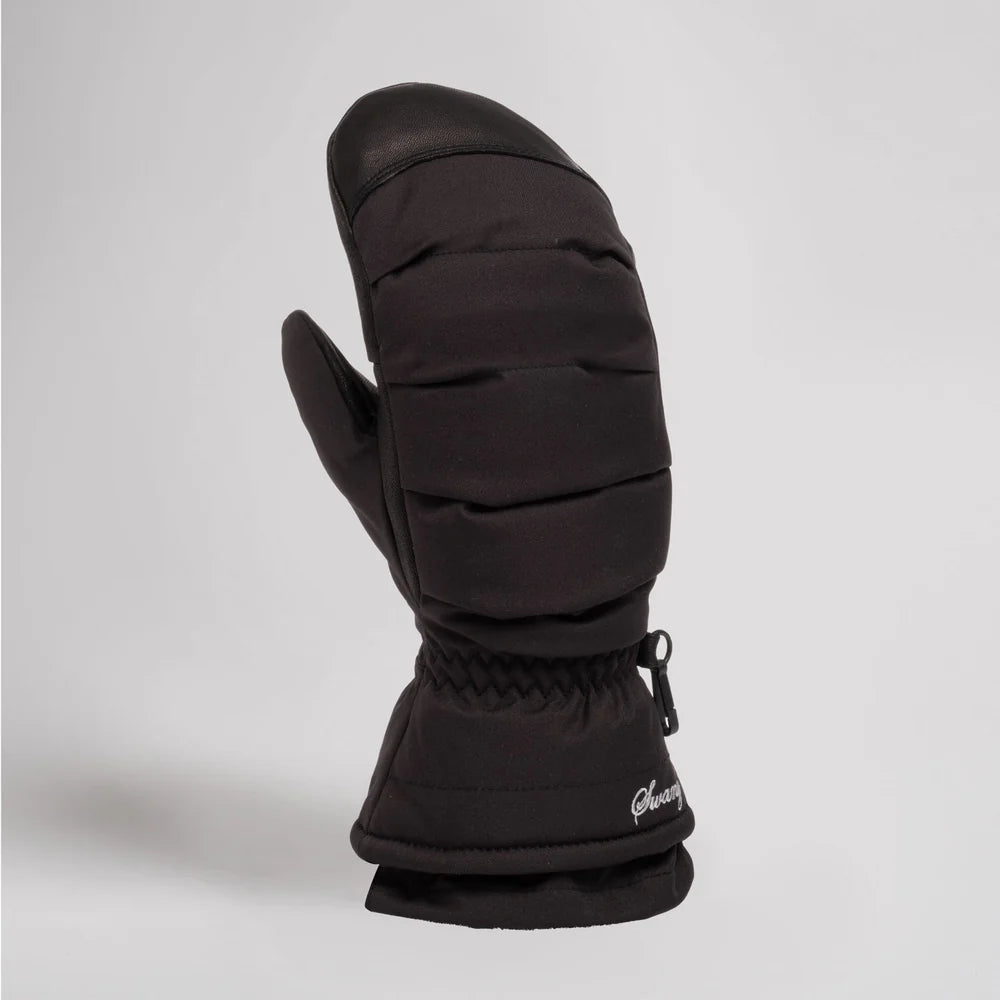 Swany Womens La Down Mitt Black
