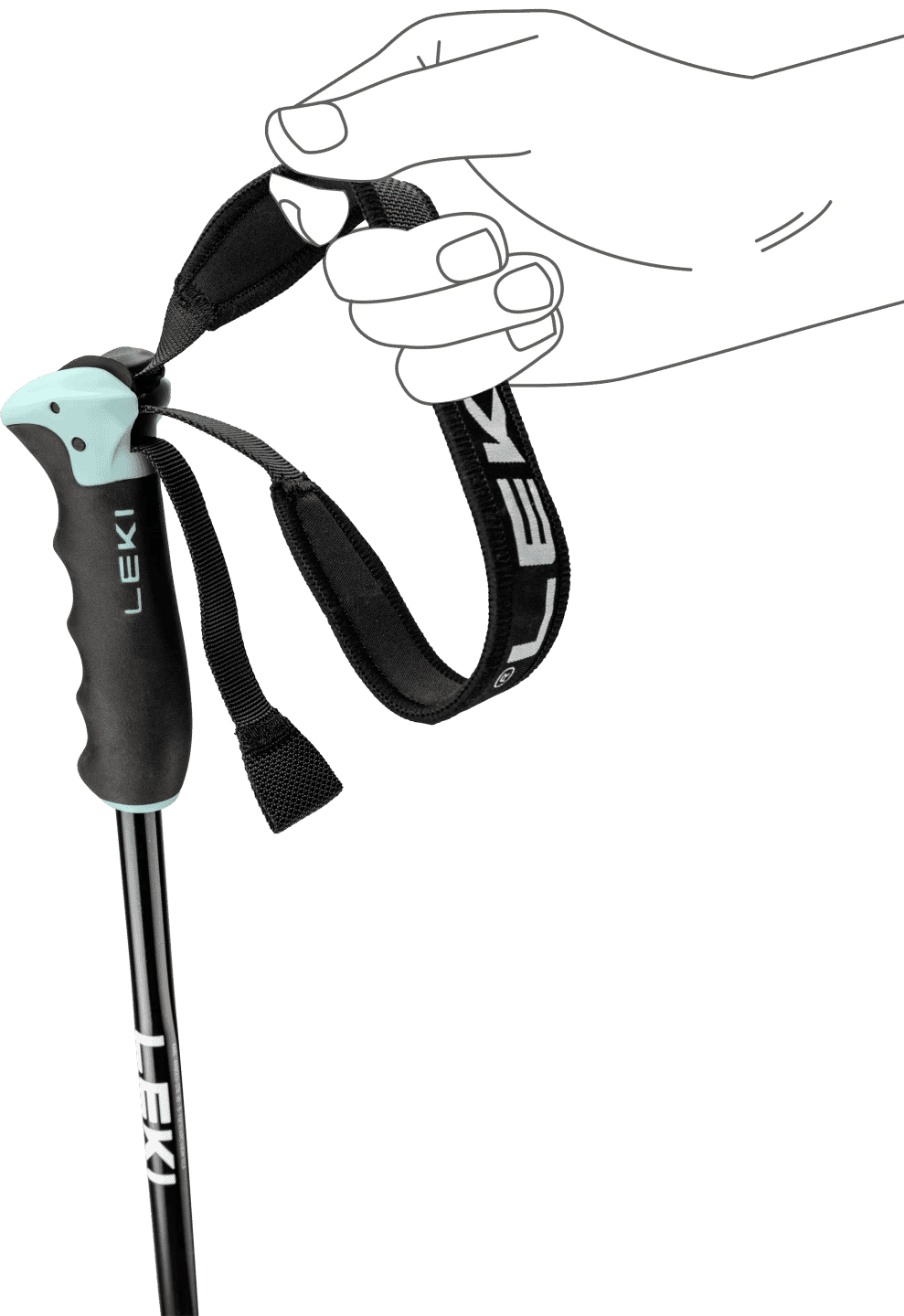 Leki Women Neolite Airfoil Ski Poles