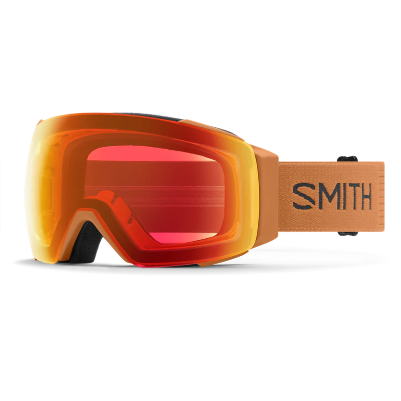 Smith I/O Mag Low Bridge Fit Ski Goggle CP Pro Photo Red Mirror St Amber Komodo