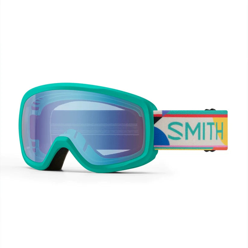 Smith Kids Snowday Ski Goggle Blue Sensor Mirror Jade Formations