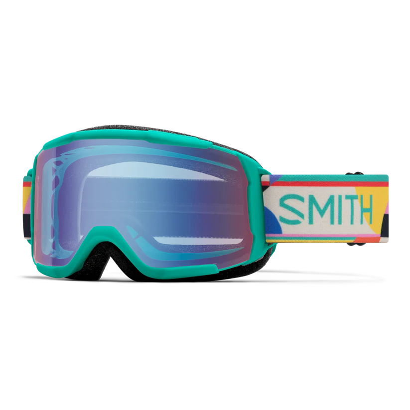Smith Kids Daredevil Ski Goggle Blue Sensor Mirror Jade Formations