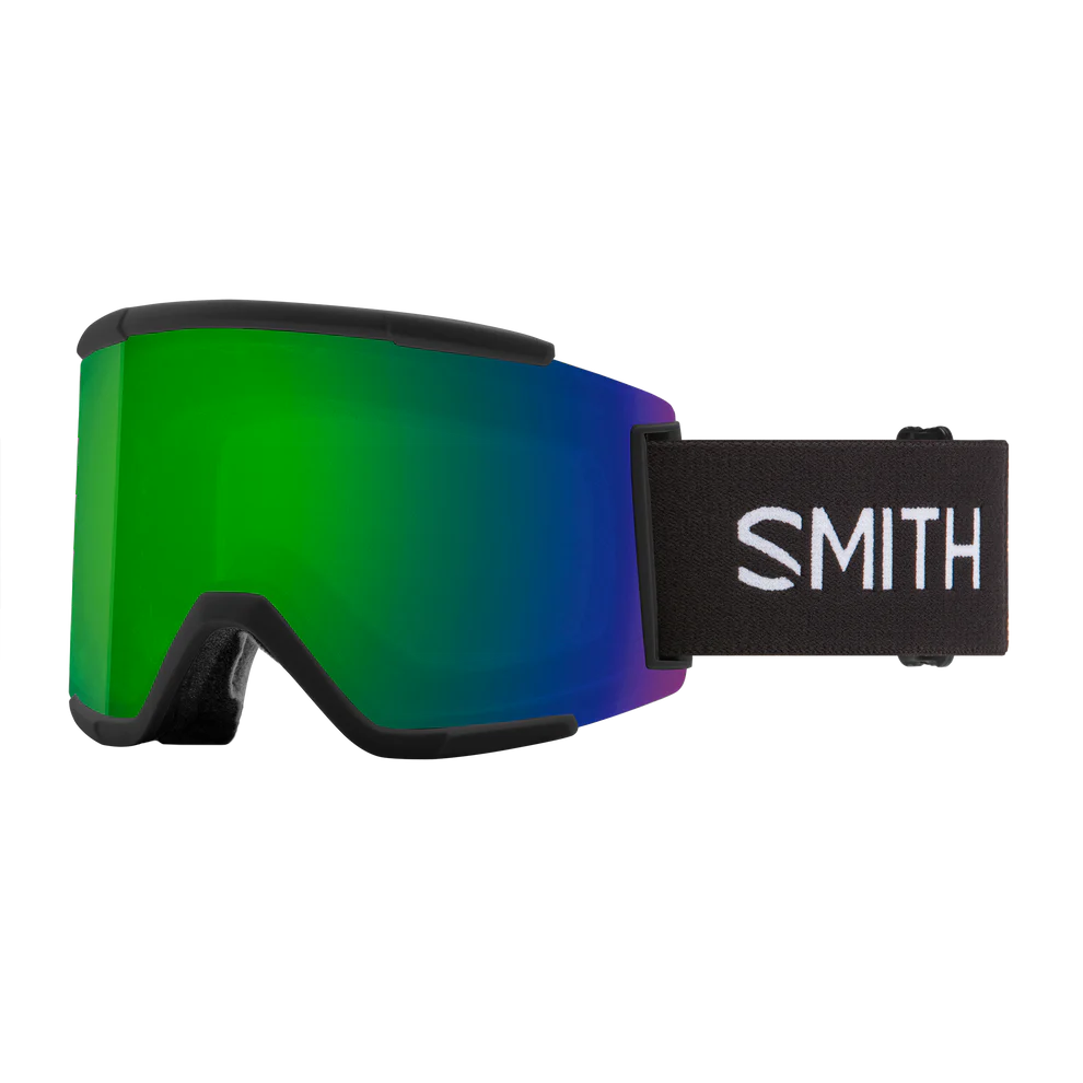 Smith Squad XL Ski Goggle CP Sun Green Mirror St Rose Flash Black