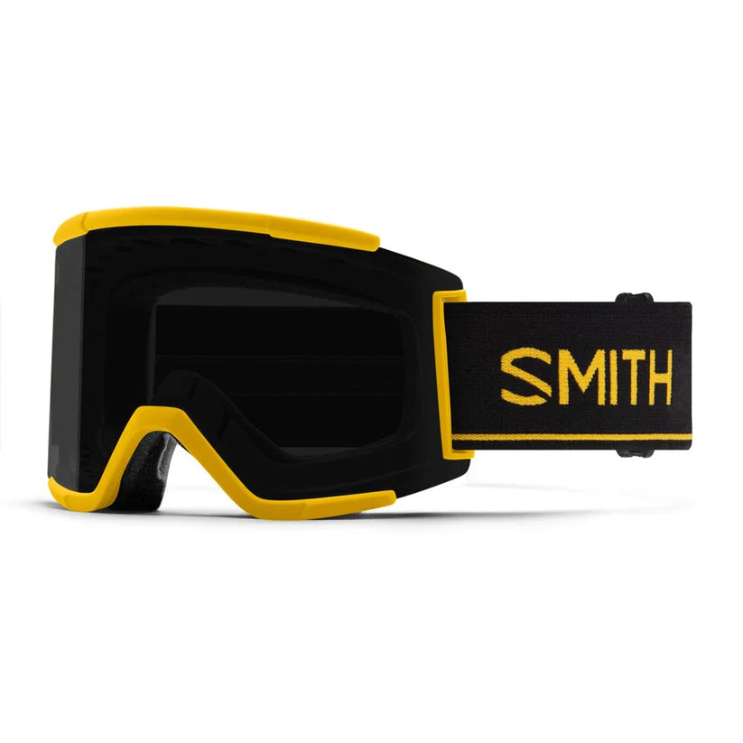 Smith Squad XL Low Bridge Fit Ski Goggle CP Sun Black St Blue Sensor Mirror Killer Bee