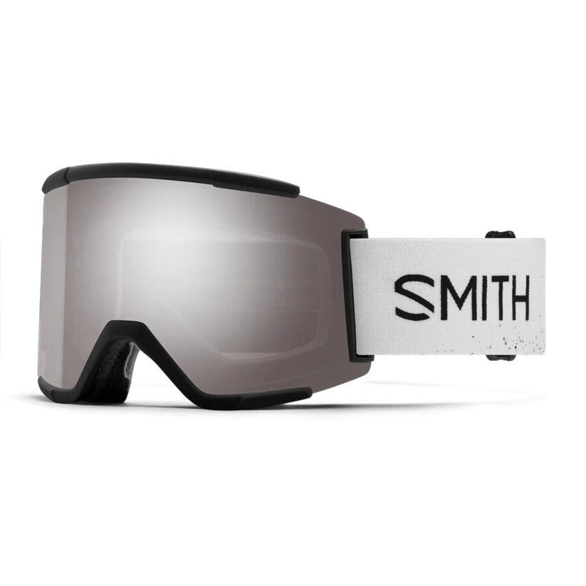 Smith Squad XL Low Bridge Fit Ski Goggle CP Sun Platinum Mirror St Yellow Flash Alice Robinson AC