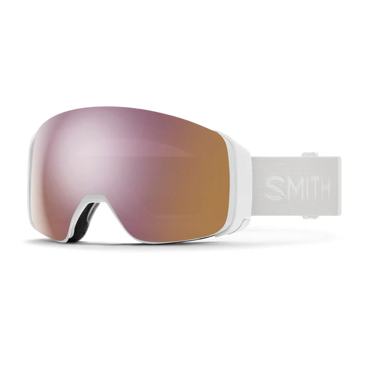 Smith 4D Mag Low Bridge Fit Ski Goggle CP Ev Rose Gold Mirror St Rose Flash White Vapor