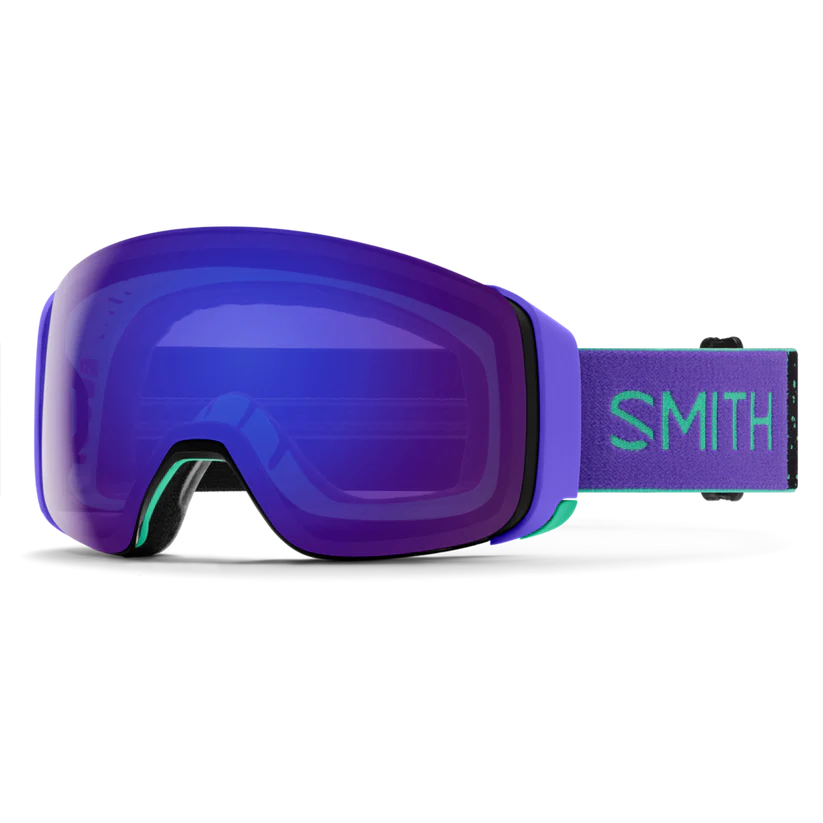Smith 4D Mag Low Bridge Fit Ski Goggle CP Ev Violet Mirror St Amber Emerald City