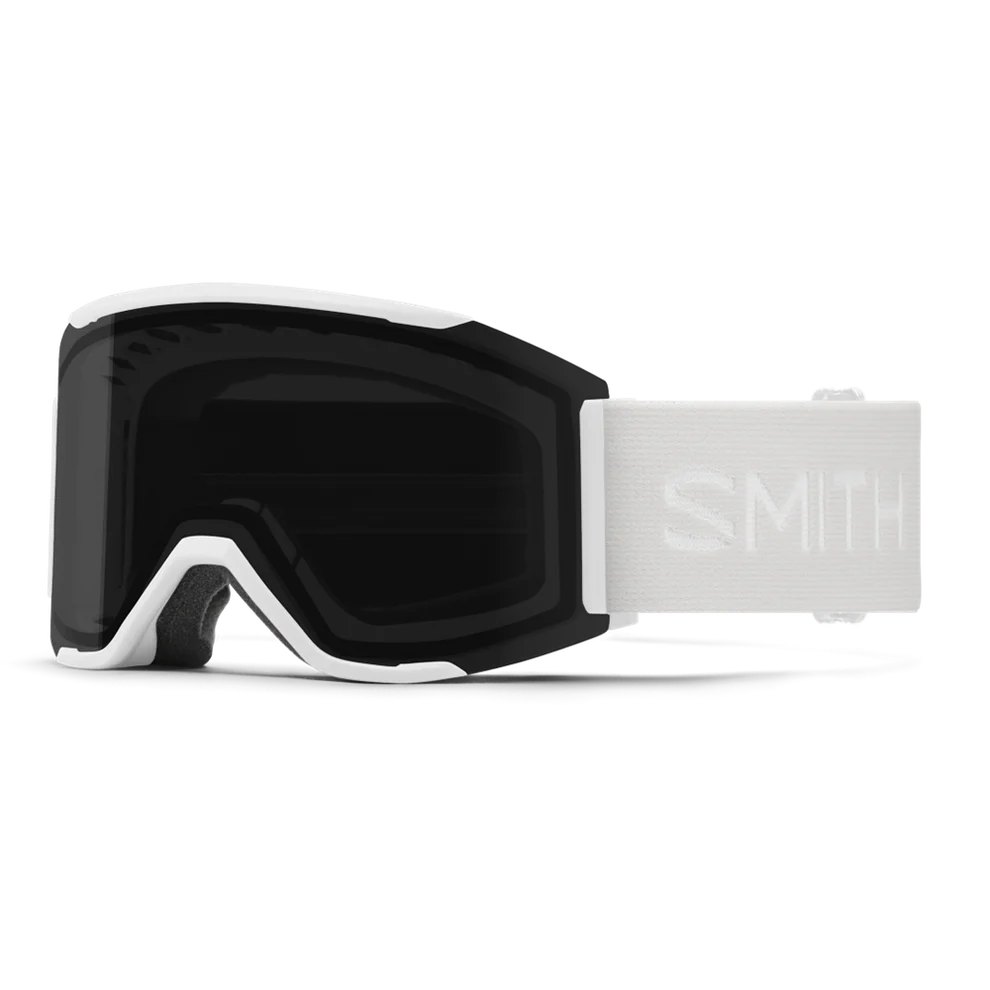 Smith Squad Mag Ski Goggle CP Sun Black St Blue Sensor Mirror White Vapor