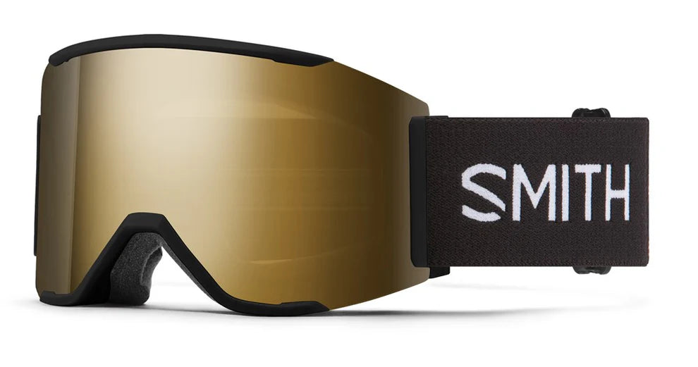 Smith Squad Mag Ski Goggle CP Sun Black Gold Mirror St Blue Sensor Mirror Black