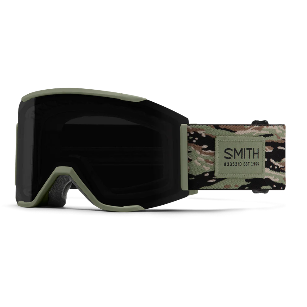 Smith Squad Mag Ski Goggle CP Sun Black St Amber Eye of the Tiger