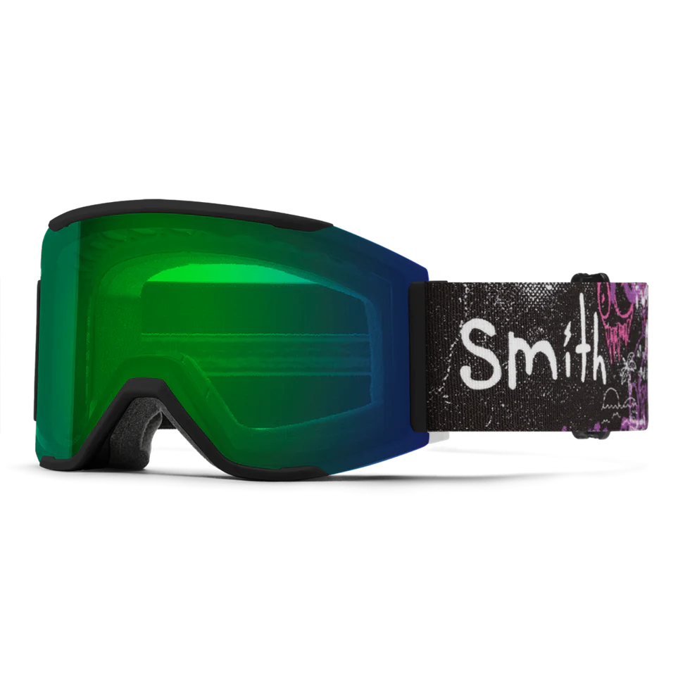 Smith Squad Mag Ski Goggle CP Ev Green Mirror St Yellow Flash Dylan Siggars AC