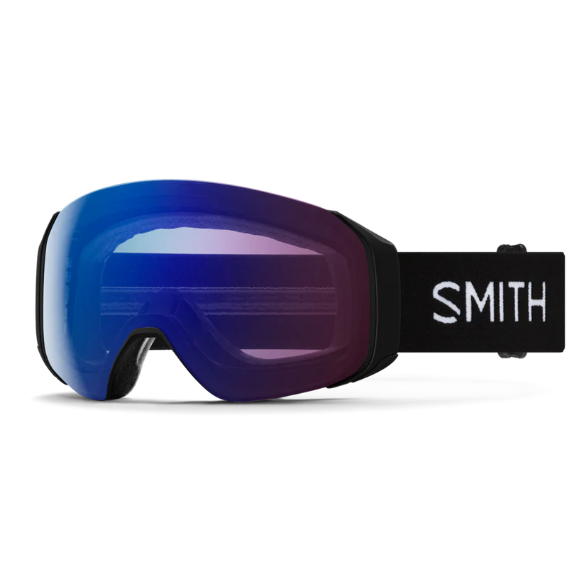 Smith 4D Mag S Ski Goggle CP Photo Rose Flash St Blue Sensor Mirror Black