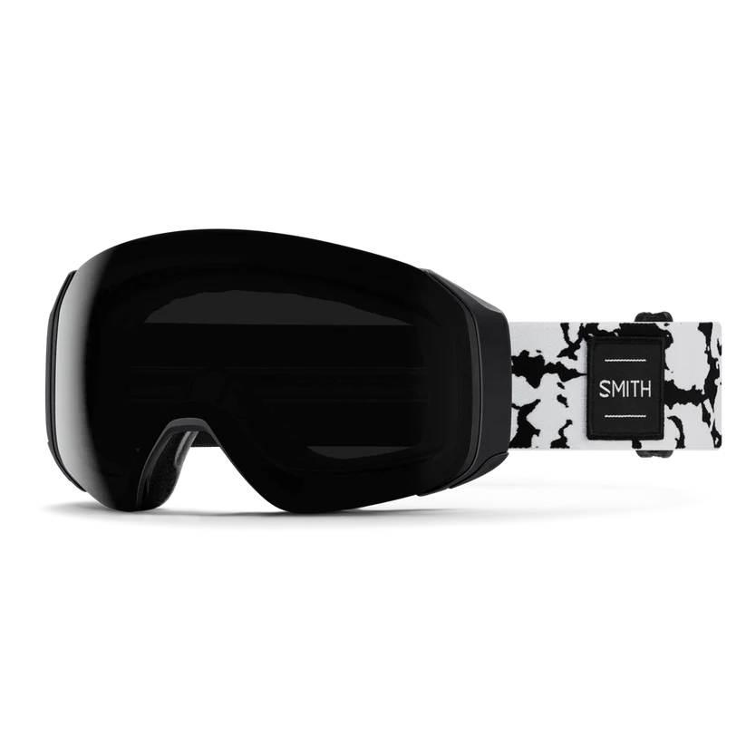 Smith 4D Mag S Ski Goggle CP Sun Black St Blue Sensor Mirror Black Marble
