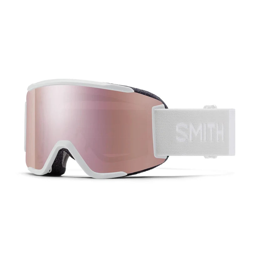 Smith Squad S Ski Goggle CP Ev Rose Gold Mirror Clear White Vapor